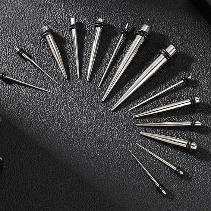 Écarteurs D'oreilles Calefee 6mm-16mm En Acier Inoxydable - Tunnels Tournesol Avec Zirconium, 2 Pièces Bijoux Piercing élargisseur Oreille Écarteurs D'oreilles Calefee 6mm-16mm En Acier Inoxydable - Tunnels Tournesol Avec Zirconium, 2 Pièces Bijoux Piercing élargisseur Oreille