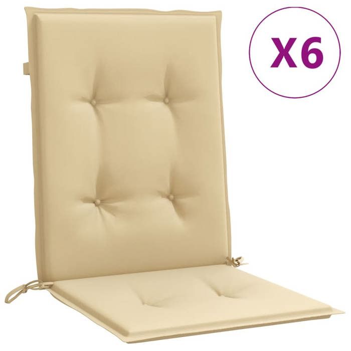 Warez Lot de 6 coussins de remplissage, oreillers en microfibre, toutes tailles (40 x 40 cm