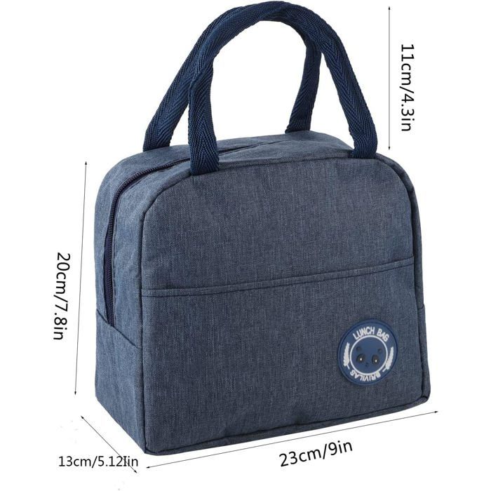 Sac Isotherme Repas 9.5L Fraise - Lunch Box Portable Étanche Pour Bureau, École, Pique-Nique