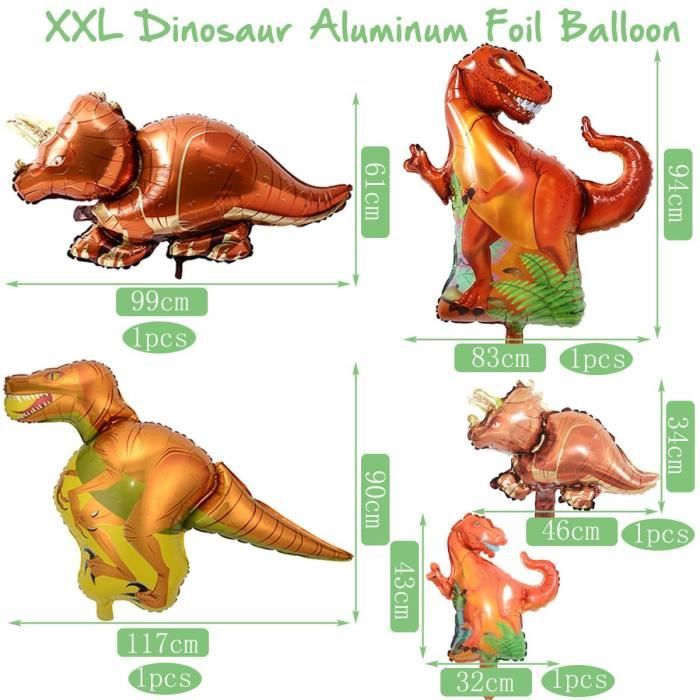 Meleager Anniversaire Dinosaure 5 Ans, Ballon Dinosaure 5 Ans