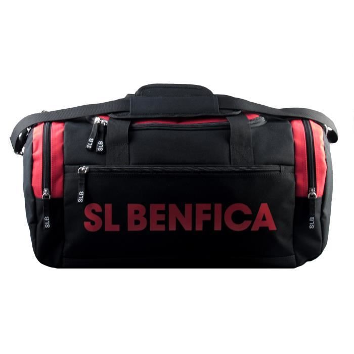 Sac Bandoulière Officiel SL Benfica - Rouge, 20x15x7 Cm, Polyester, Sangle Réglable