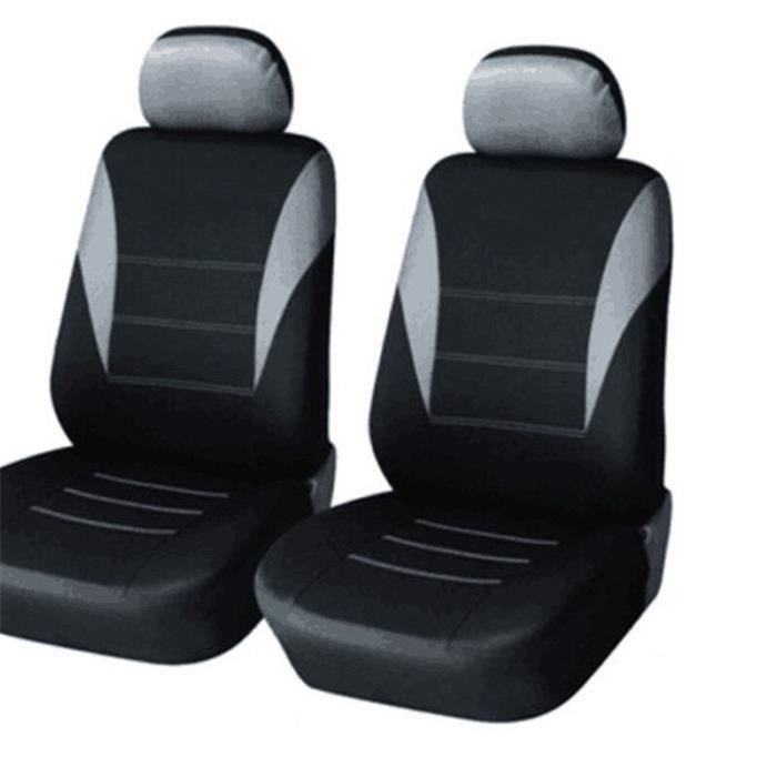 Ensemble de housses de siège de voiture, couvre siège de marque Auto,  universel, adaptées à la plupart 2 seats blue black - Cdiscount Auto
