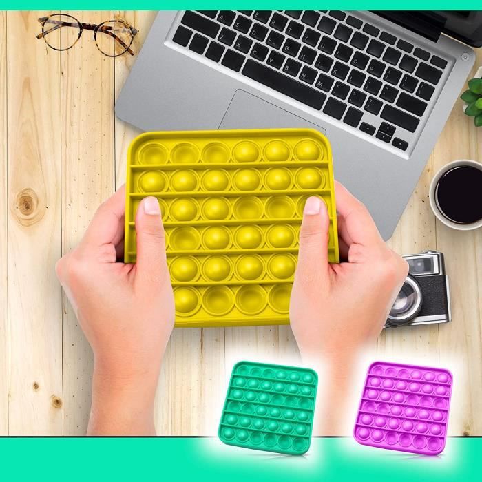 Jouet Sensoriel Anti-stress Push Pop Fidget XXL - TikTok Love - Neuf