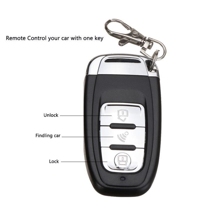 Système d'alarme à distance antivol pour voiture SUV, 12V, démarrage à  distance, sans clé, avec bouton unique, outil pour accessoires automobiles  - AliExpress