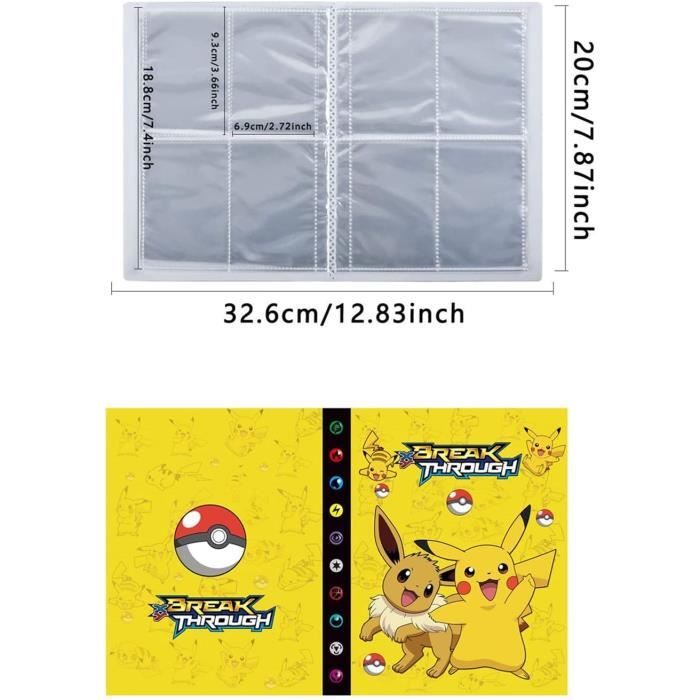 Classeur Cartes, Albums pour cartes à collectionner, Porte Titulaire Carte, Rangements pour cartes, 30 pages peuvent contenir 240 cartes (A4