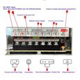 DC 12V 5A Alimentation Universal transformateur  adaptateur Power Supply-2