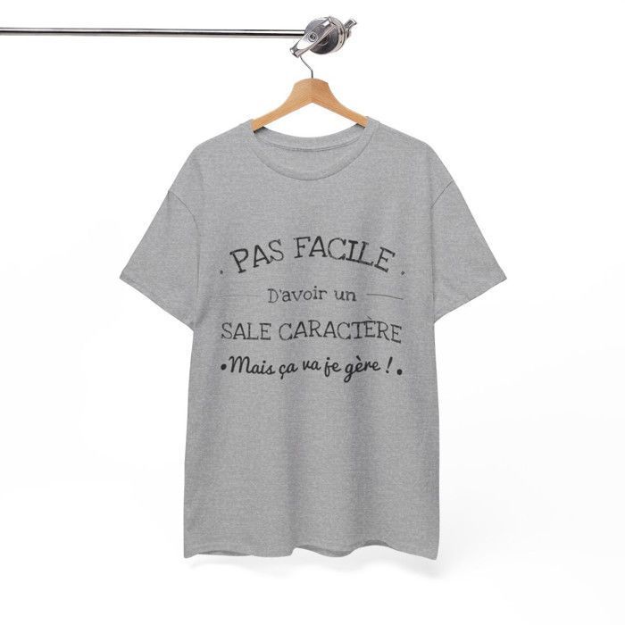 T-Shirt Sarcastique 'Get Over It' Avec Chat - Unisexe Coton (Neuf Avec Étiquette)