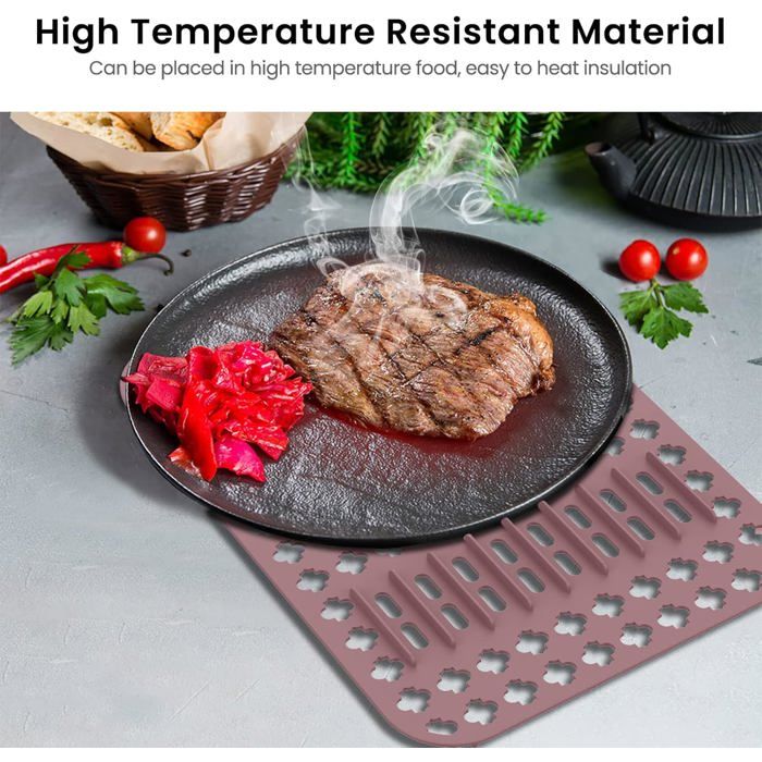 Tapis d'égouttage long en silicone, égouttoir de robinetterie, tapis