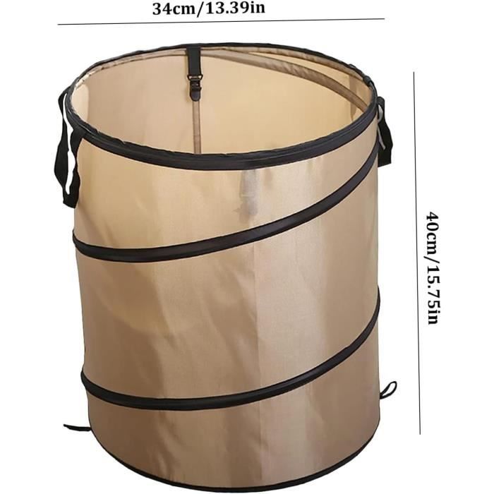 Poubelle Pique-nique Jardin Poubelle De Jardin YUUGAA - Tissu Oxford Pliable Pour Camping Et Pique-nique Poubelle Pliante Extérieur