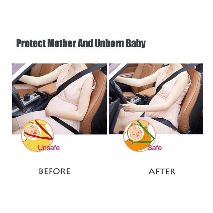 Régulateur de ceinture de sécurité de grossesse, réglage de