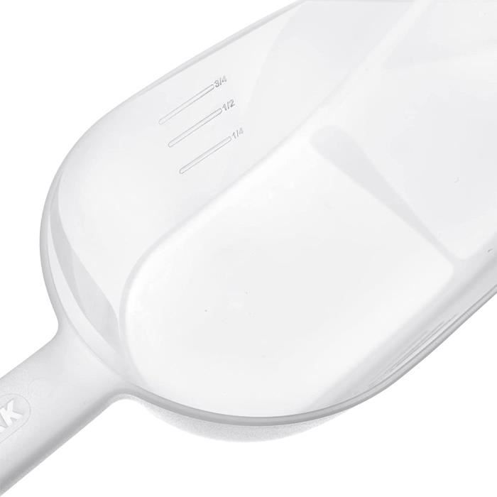 2 Pelles à Pâtisserie Westmark Halvar - 250ml, Plastique Blanc - Pour Mesure Et Remplissage Alimentaire