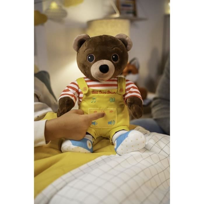 SUPERBE ANCIEN PETIT OURS EN PELUCHE AUX GRANDS PIEDS