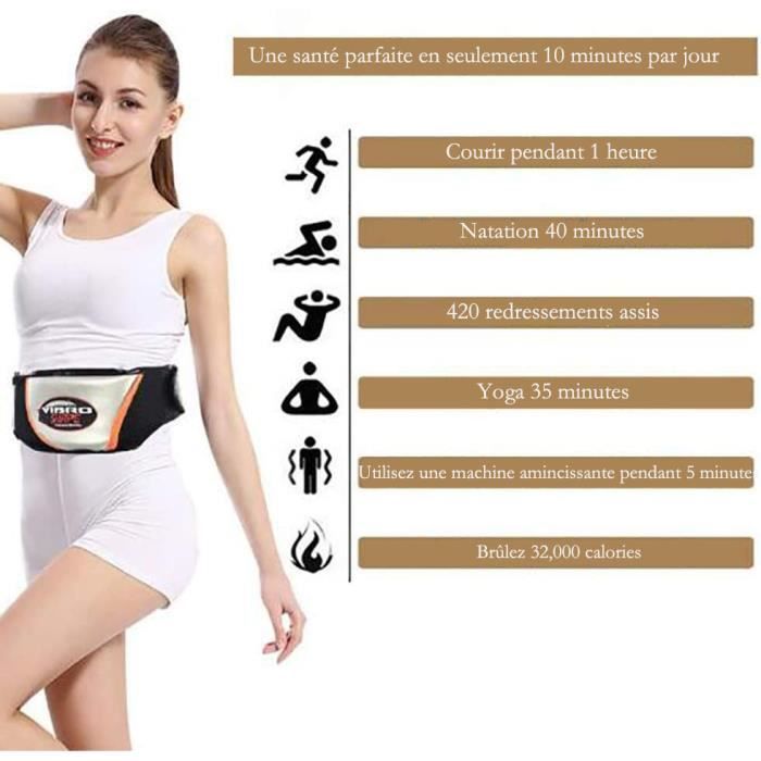 Ceinture de Tonification Abdominale - UNBRANDED - 2x Autocollant