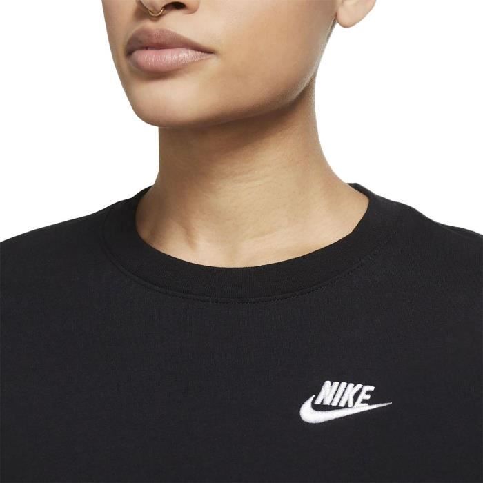 NIKE T-shirt Nsw Essntl Icon Futura - Femme - Blanc Blanc - Cdiscount  Prêt-à-Porter