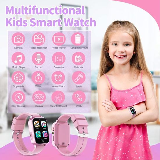 TENOCK Montre Enfant Étanche 50M - Apprentissage De L'Heure - Garçons Filles 4-12 Ans - Cadeau Anniversaire