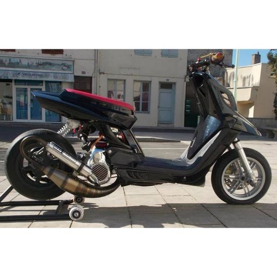 Béquille Latérale Chromée Easyboost Pour MBK Booster Et Yamaha BW's - Compatible Avant/Après 2004