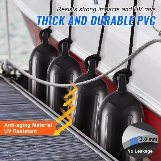 Pare-Battage Gonflable Série 3 Pièces Pvc, Utilisé Pour Bateaux Pare-Battage Gonflable Série 3 Pièces Pvc, Utilisé Pour Bateaux