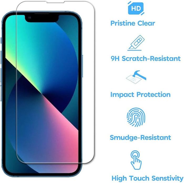Lot De 2 Coques De Protection Pour IPhone 13 - Protection écran Incluse - Jamais Utilisées