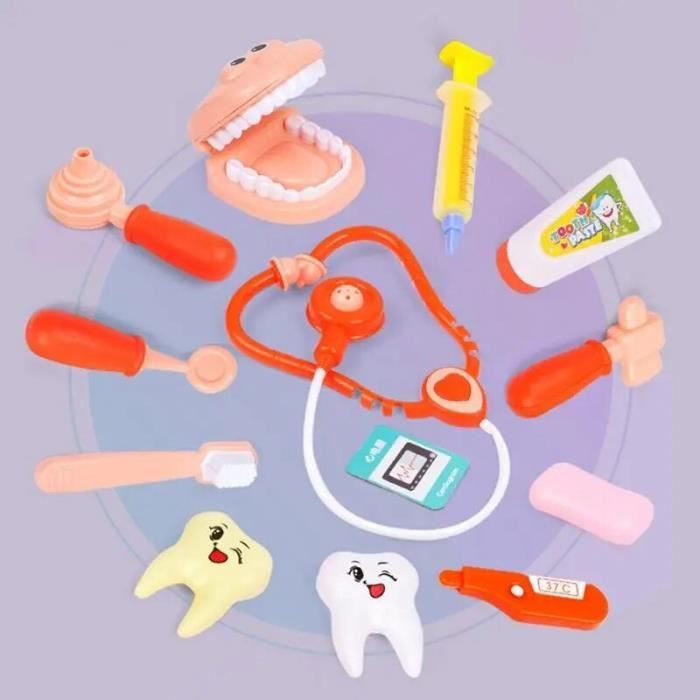 Bleu - Ensemble de jeu de dentiste pour enfants, kit médical, jouet de  simulation, jouets de médecin, jeu de - Cdiscount Jeux - Jouets