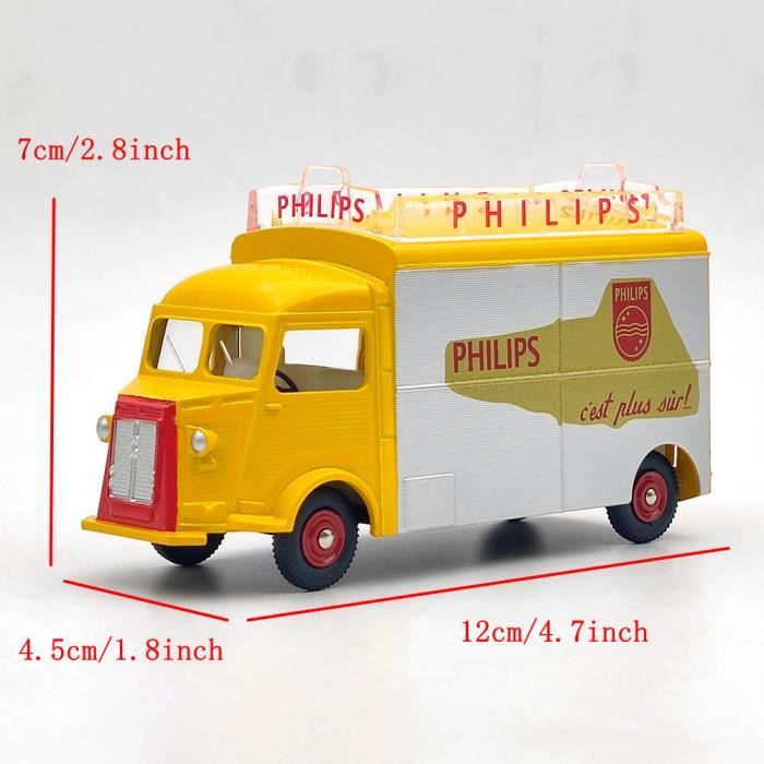 Camionnette - Dinky Toys - CITROEN 1200K PHILIPS - Jaune - Moulé sous  pression - Cdiscount Jeux - Jouets