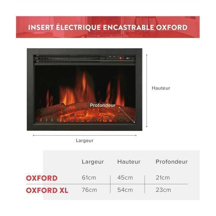 Insert Cheminarte 201 Pour Effet De Feu Réaliste Sur Cheminée Existante, Neuf