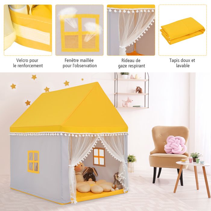 SUPFINE Tente De Jeu Pour Enfants, Grande Capacité, Avec