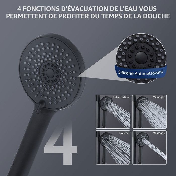 Colonne de douche thermostatique LED - Le Pommeau De Douche