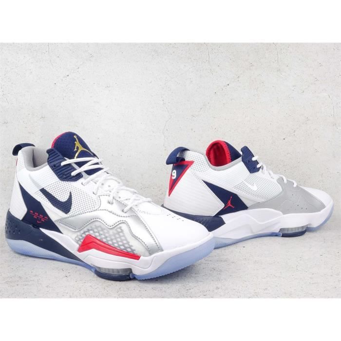 Basket ball NIKE Air Jordan Zoom 92 Blanc Homme Adulte Respirant Gamme Zoom Winflo Shield Cdiscount Sport