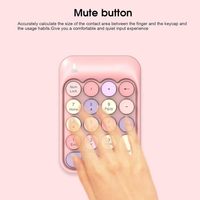 Jouet Fidget Pour Clavier – Bouton De Clavier Fidget, Accroché Sur Des étuis De Téléphone Portable | Jouet Clicker Cube à Clés Avec 6 Lumières, Outil De Soulagement Du TDAH Et De