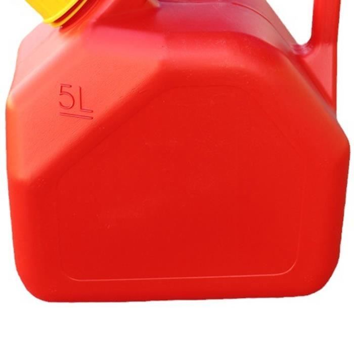 Bidon à Essence Silverline 5 Litres - Étanche, Peinture Anticorrosion, Avec Poignée Et Goupille - 9