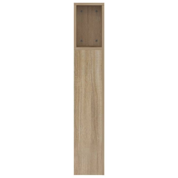Armoire De Tête De Lit Chêne Sonoma – 180x18,5x104,5 Cm, Neuve