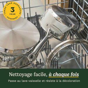 Batterie de cuisine induction aluminium - DEBSY - 15 pièces