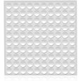 100 Pièces Patin Silicone Transparent Amortisseur Porte Placard Tampon Caoutchouc Transparent Pieds Butées de Protection en[S191]-0