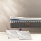 EMMA | Pack Matelas Original II Plus 160x200 + 2 Oreillers Nuage | Ressorts + Mémoire de Forme | Housse Plus Respirante