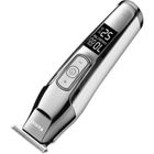 Tondeuse à cheveux professionnelle Kemei Km-5027 - Rechargeable - Acier inoxydable - 160 minutes d'utilisation