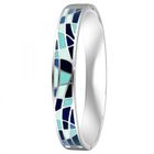 16547 Bracelet en Résine colorée ayant un aspect proche de l’Email par SC Crystal