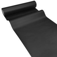 JUNOPAX Chemin de Table en papier noir 50 m x 0,40 m |  imperméable et peut être essuyée