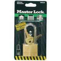 Cadenas en laiton massif - MASTER LOCK - 70 mm - anse 36 mm - 2 clés incluses