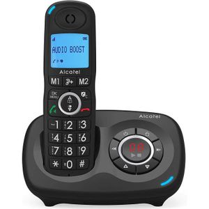 Téléphone fixe ALCATEL XL 595 B Voice Noir avec répondeur, téléph