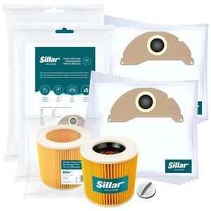 SPARES2GO Filtro A Cartuccia Compatibile Con Aspirapolvere Karcher A2004, A2251ME, A2254ME E Simili