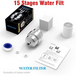 DOUCHETTE - FLEXIBLE 15 étapes filt - Filtre à eau pour pommeau de douc