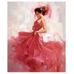 TABLEAU - TOILE Flamenco Danseuse Toile tableau Murale Art Abstrai