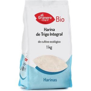 FARINE LEVURE El Granero Integral+Farine de blé entier 1 kg de poudre