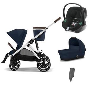 Poussette double cybex gazelle s + cosy+ planche Cybex à Paris - Equipement  bébé d'occasion