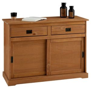 BUFFET - BAHUT  Buffet SAVONA bahut vaisselier commode avec 2 tiro