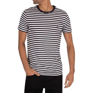 T-SHIRT Tommy Hilfiger Pour des hommes T-shirt stretch extensible, blanc
