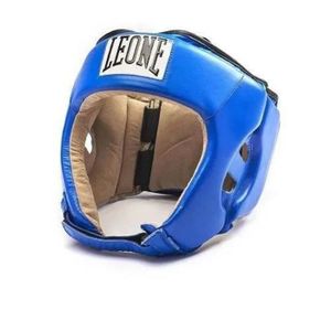 CASQUE DE BOXE - COMBAT Casque de boxe Leone Contest - bleu - L