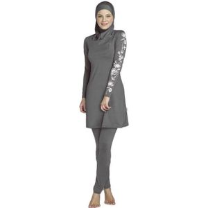 COMBINAISON DE NATATION Maillots de Bain Musulman Femmes - Burkini Beachwear Femmes Couverture Complète Modest Natation Set Tankini Tops Hijab Islamique
