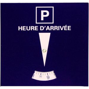 digital pour la voiture Gardien Parking 111 x 72 x 25 mm disque de stationnement électronique automatique conforme au code de la route disque de stationnement électronique noir 