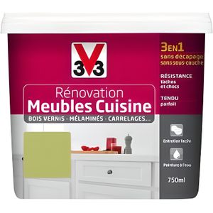 PEINTURE - VERNIS V33 Renovation Meubles Cuisine (Bois vernis-Melami